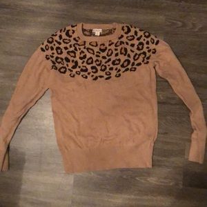 Cheetah Print Sweater